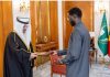 السفير الكويتي الجديد لدى السنغال يقدم أوراق اعتماده إلى الرئيس بشير جوماي فاي